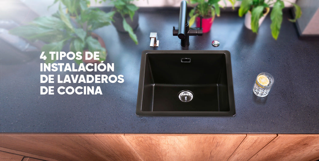 Conoce los tipos de instalación de lavaderos de cocina
