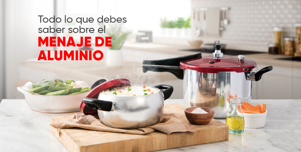 ¿Por qué necesitas menaje de aluminio?