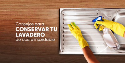Cómo cuidar un lavadero de acero inoxidable