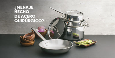 ¿De verdad hay utensilios de cocina hechos de acero quirúrgico?