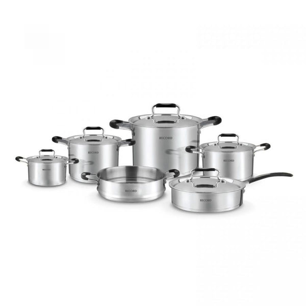 Juego de ollas Dalia acero inoxidable 11pzas