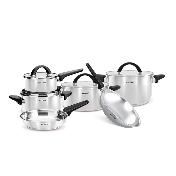 Juego de Ollas Belleza Acero Inoxidable 10pzas Record