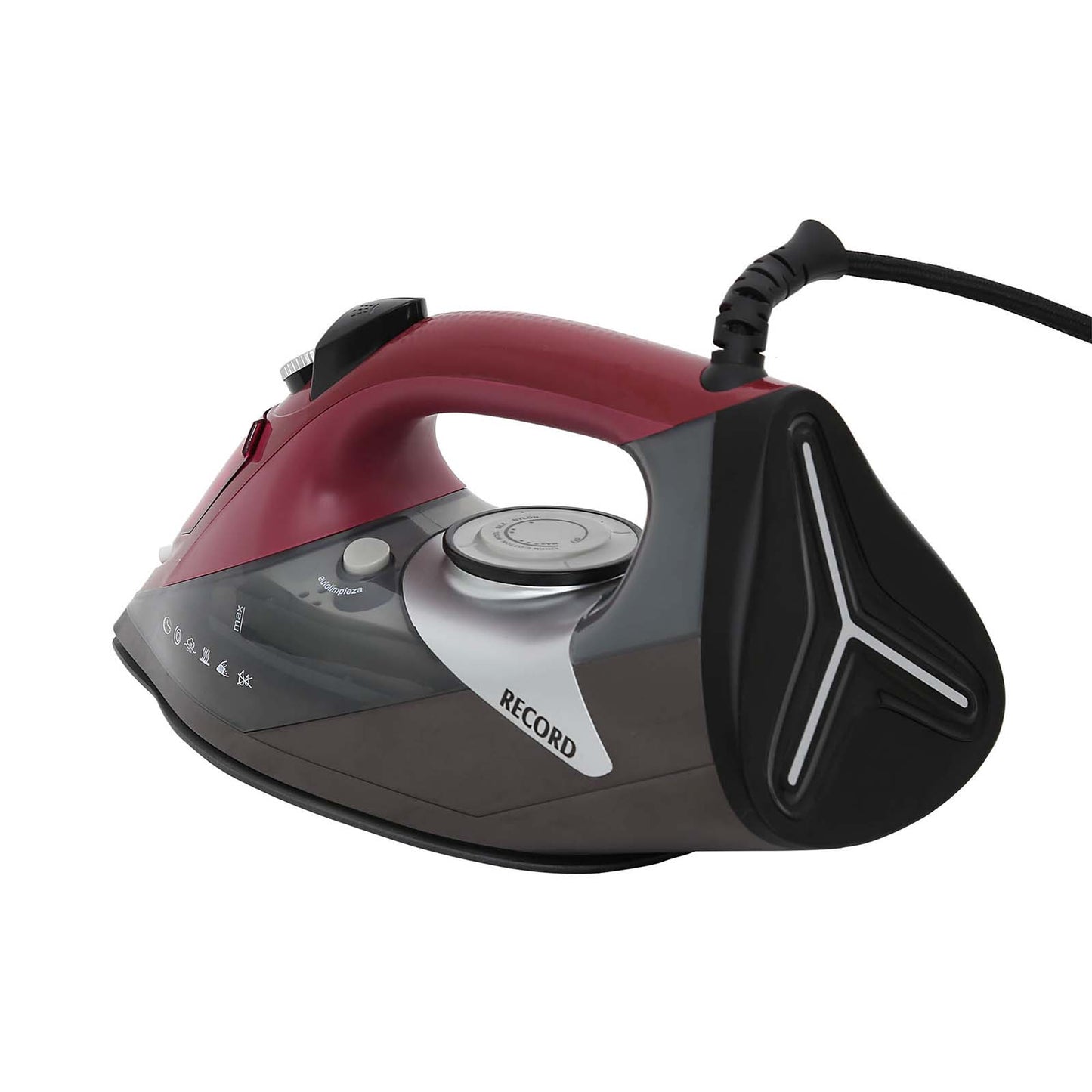 Plancha de vapor Record con base antiadherente 2000W