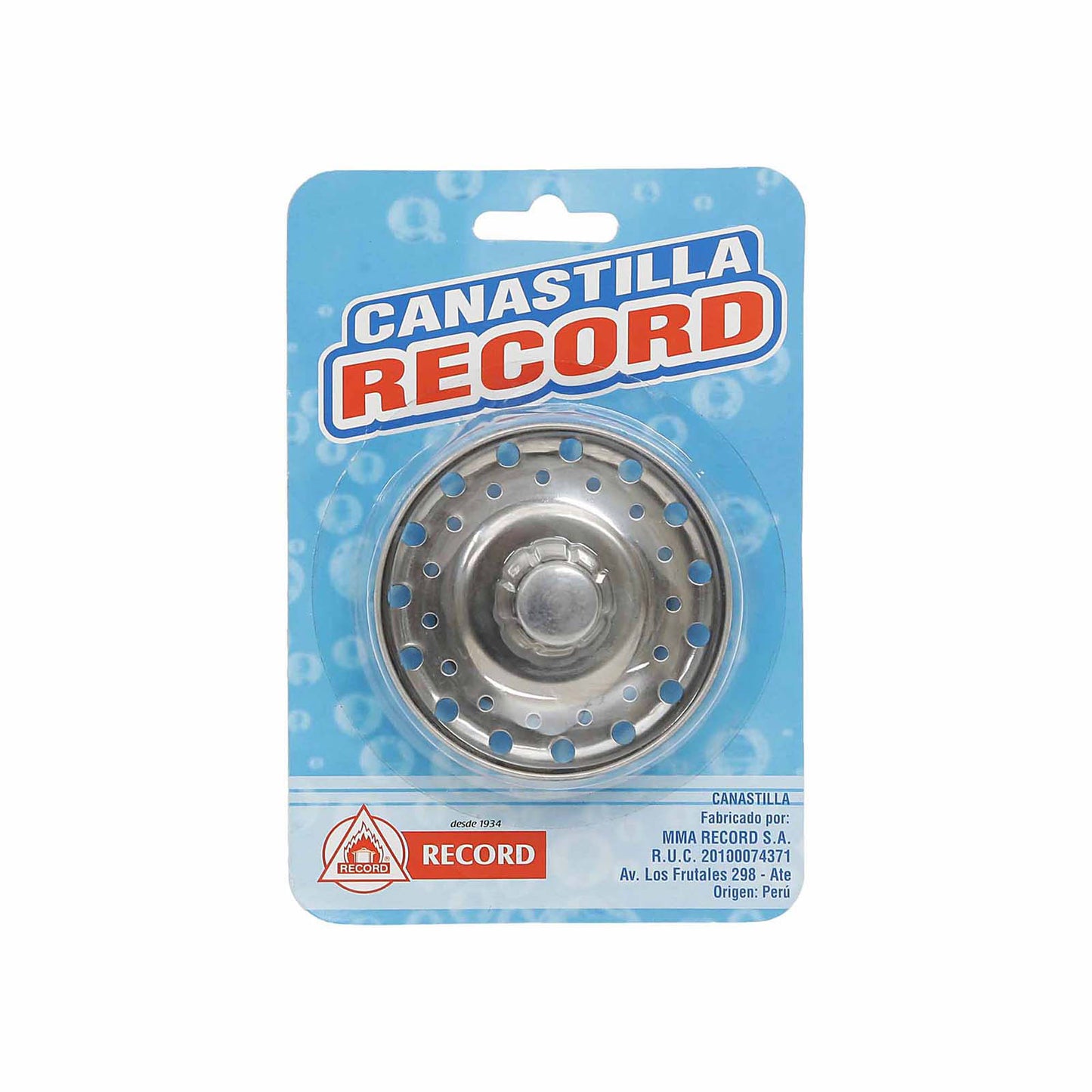 Canastilla redondo para desagüe 3 1/2"