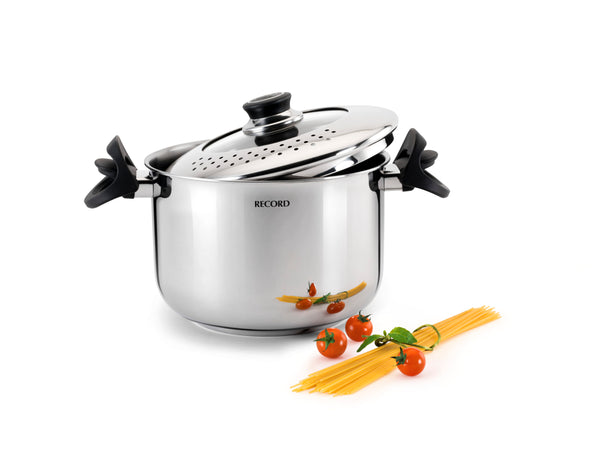 Espaguetera Acero Inoxidable N°22 con asas clip