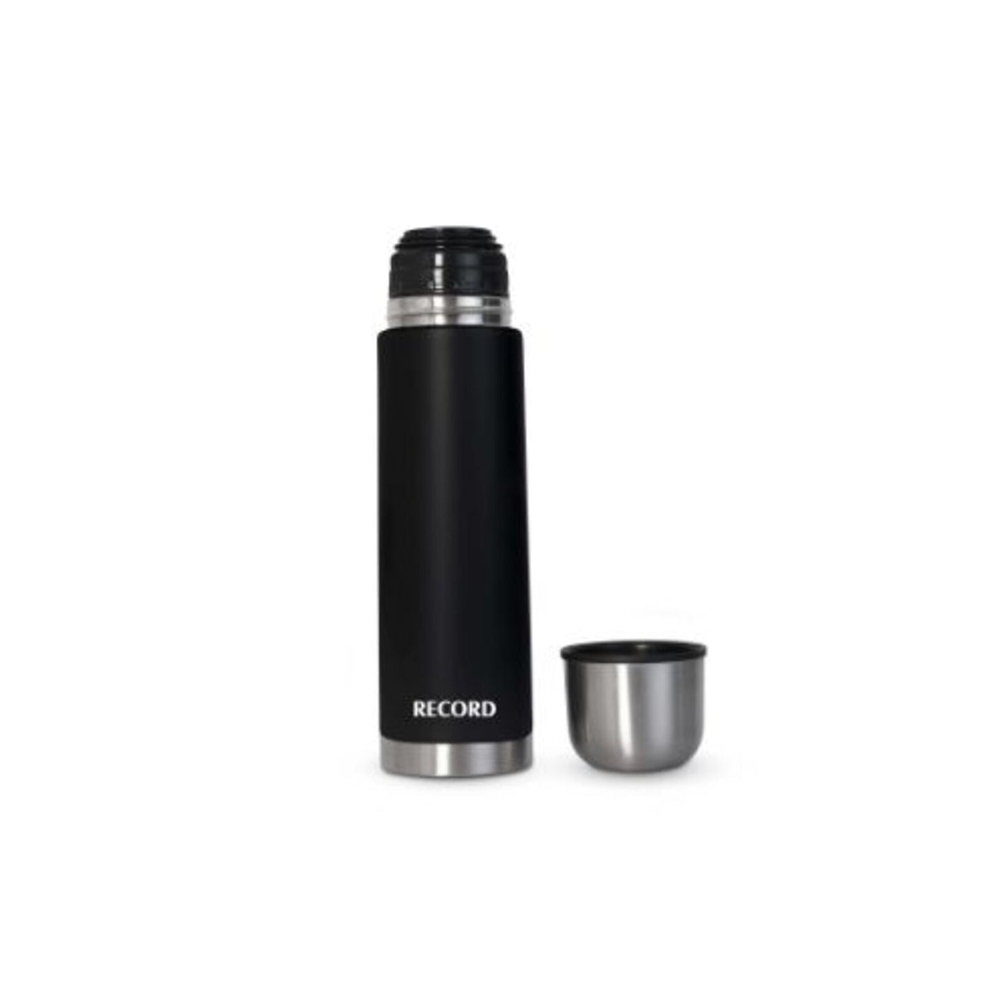 Termo bala Record acero inoxidable negro 500ml