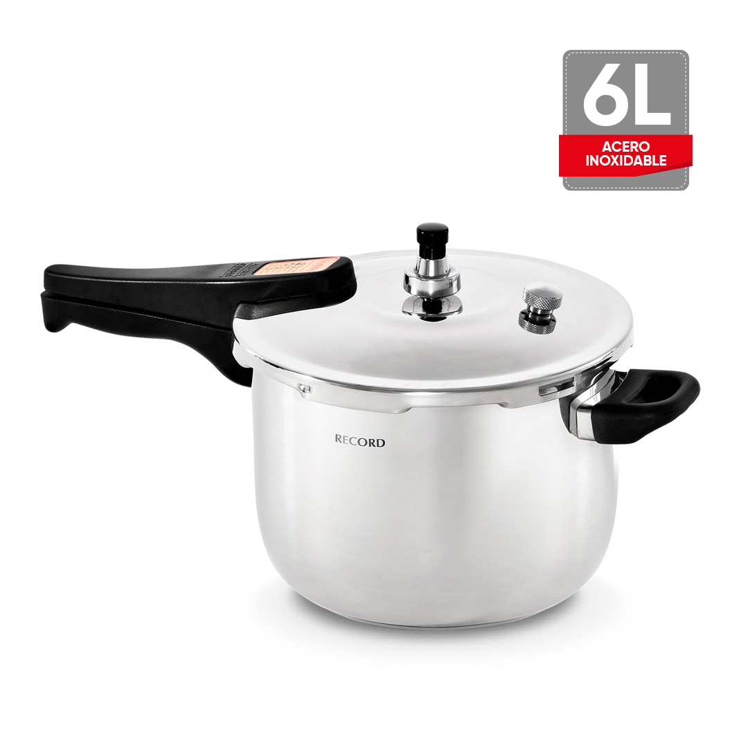 Olla a Presión Record Acero Inoxidable 6L