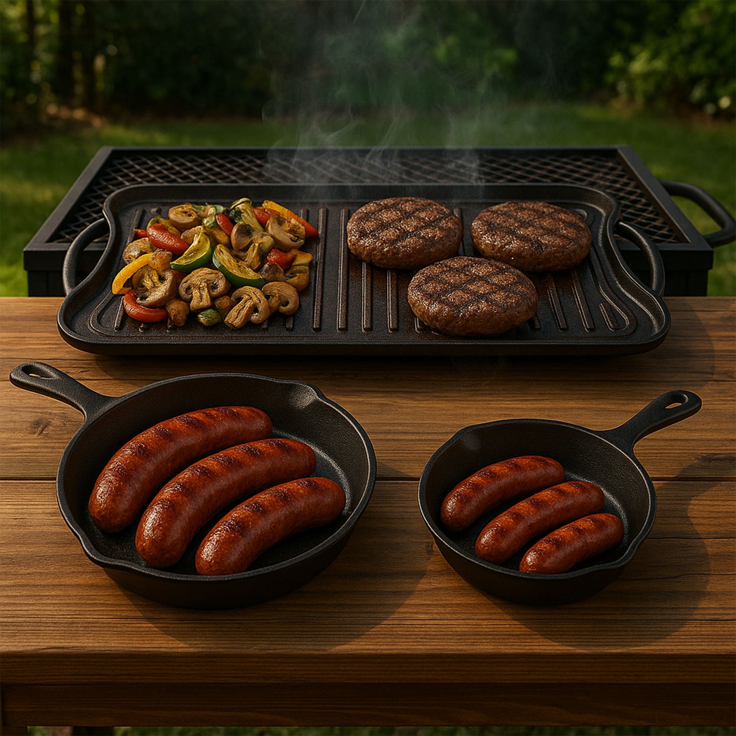 COMBO TRIPACK HIERRO FUNDIDO