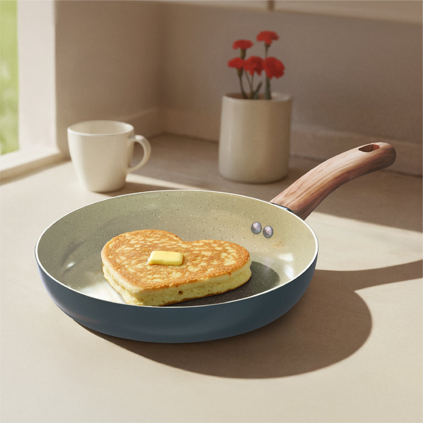 Sartén Record Wood con revestimiento interno cerámico 24 cm