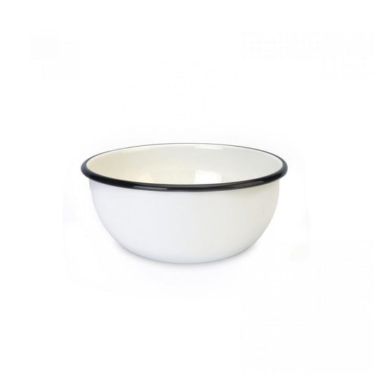 Tazón Acero Esmaltado Blanco N°14