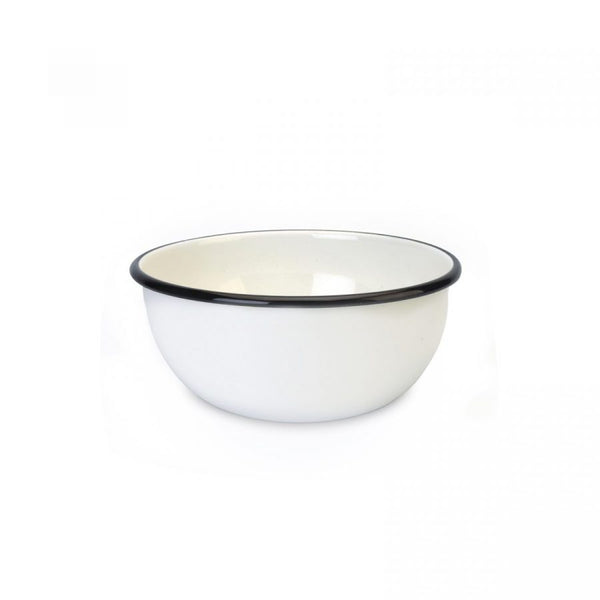 Tazón Acero Esmaltado Blanco N°14