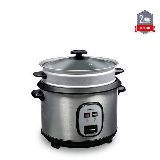 Arrocera Record con función de mantener caliente y bandeja de vapor 1.8L