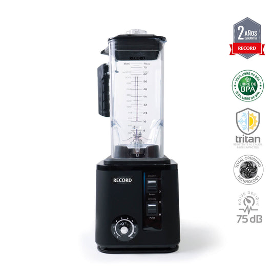 Licuadora Record con vaso de tritan 2.2L - 10 velocidades Profesional