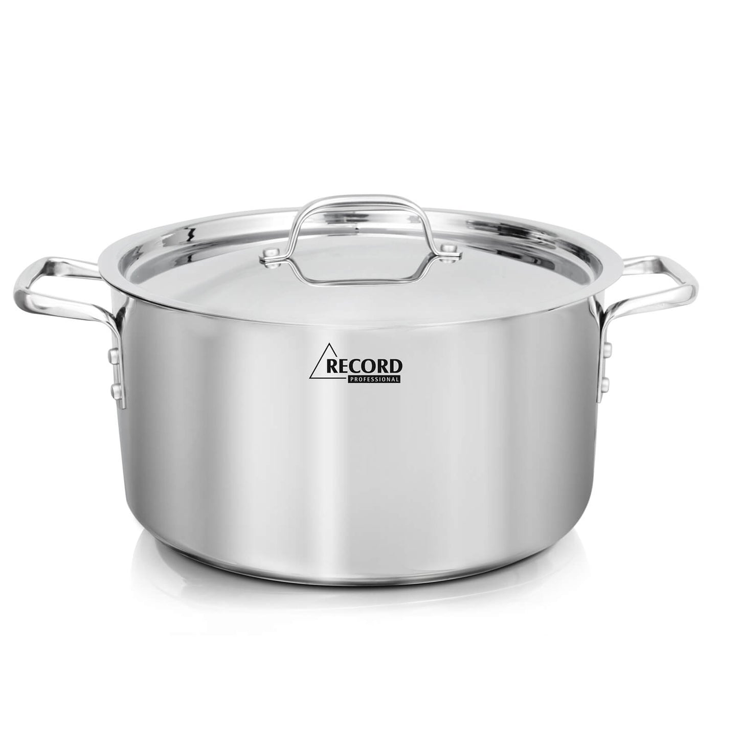 Olla Professional Record acero inoxidable con tapa acero 26 cm
