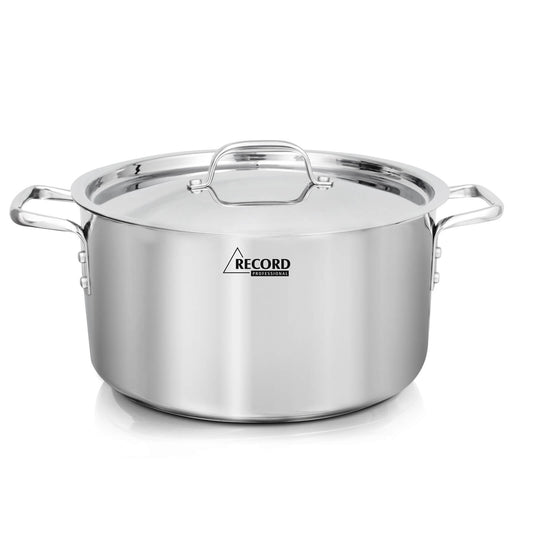 Olla Professional Record acero inoxidable con tapa acero 26 cm