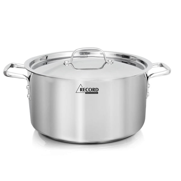 Olla Professional Record acero inoxidable con tapa acero 26 cm
