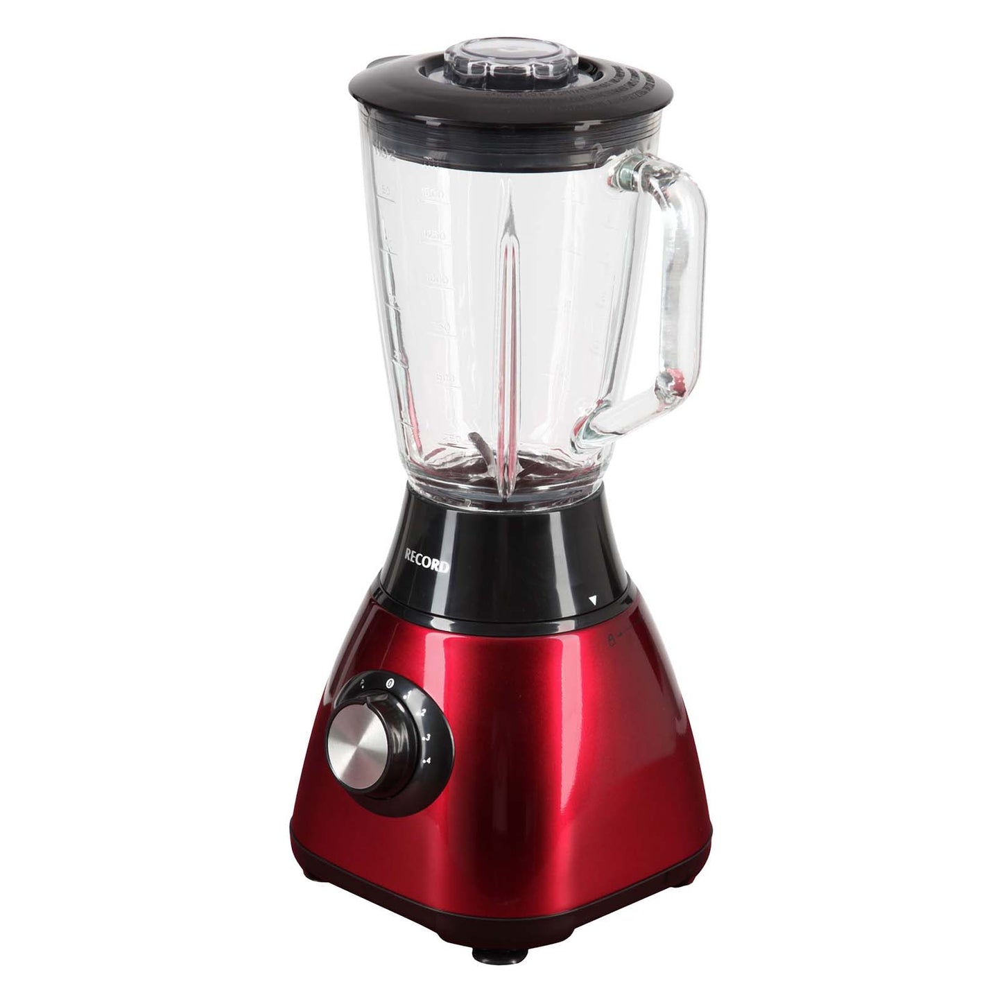 Licuadora 1.5L 4Vel + Pulsador Rojo Metalico