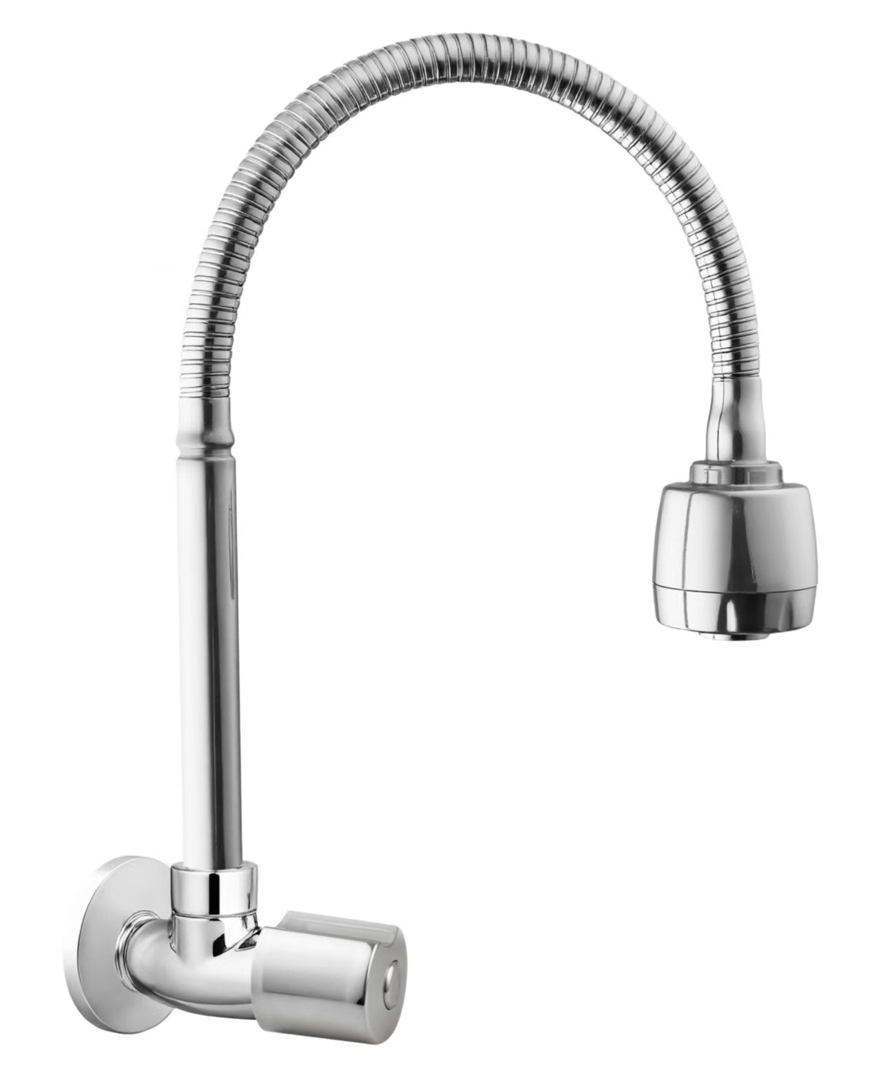 Grifería a Pared Flexible Cromada