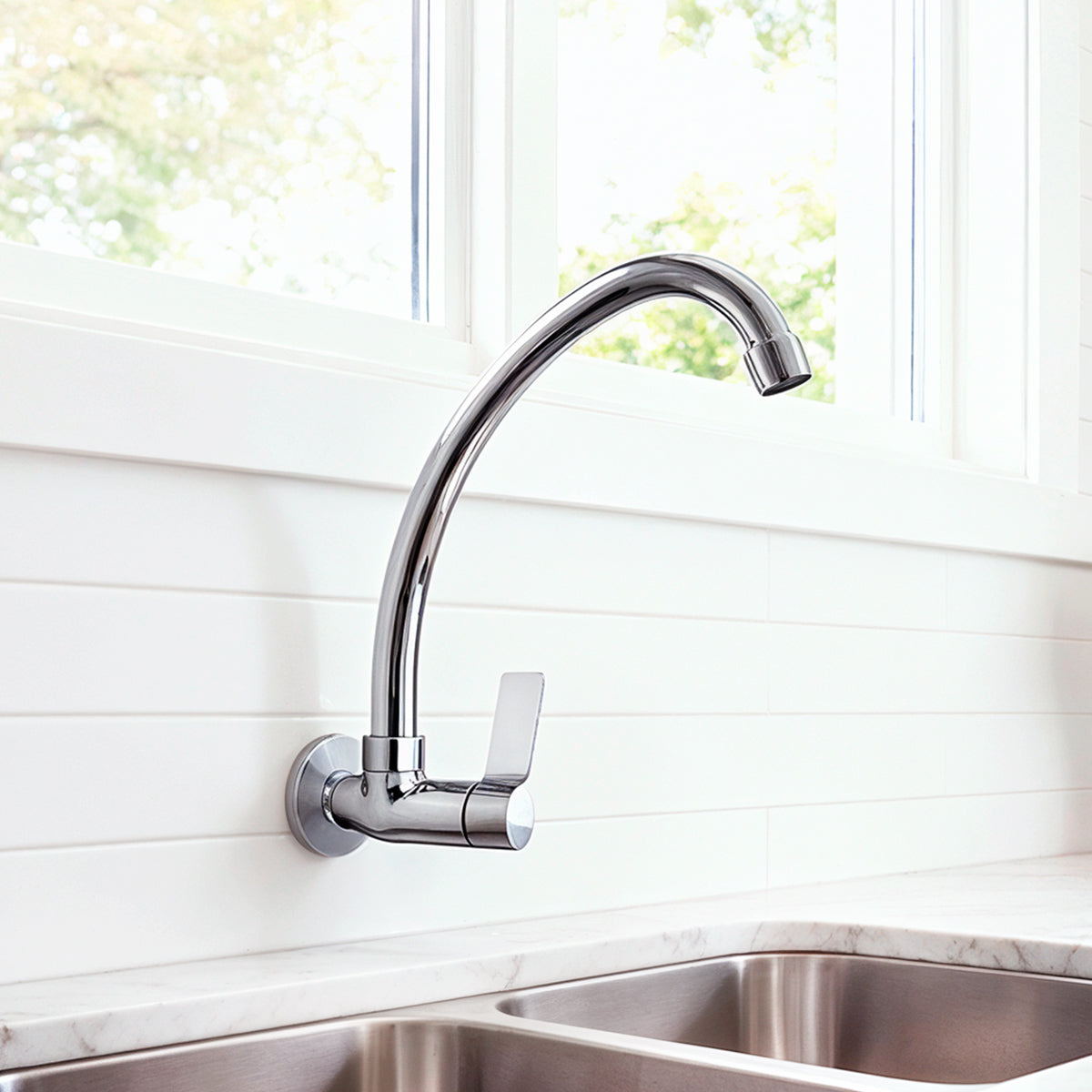 Grifería a Pared Cromada Record