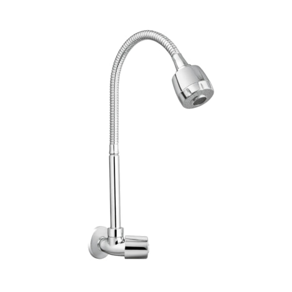 Grifería a Pared Flexible Cromada