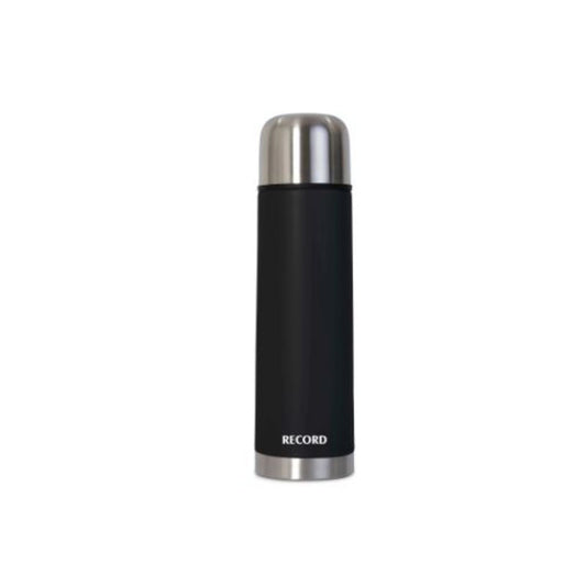 Termo bala Record acero inoxidable negro 500ml