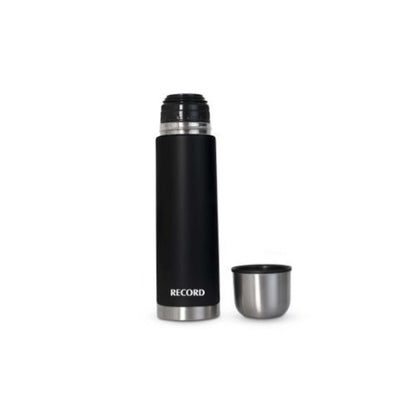 Termo bala Record acero inoxidable negro 500ml