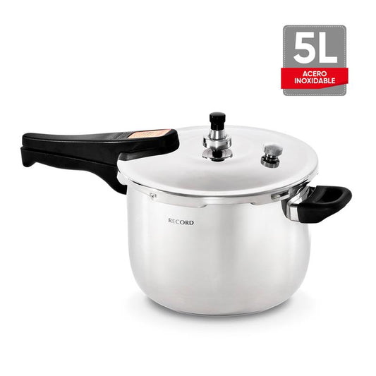 Olla a Presión Record Acero Inoxidable 5L