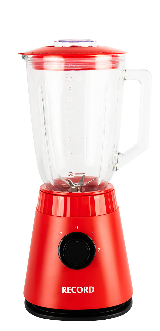 Licuadora Record con vaso de vidrio 1.5L - 2 velocidades ClassicCollection