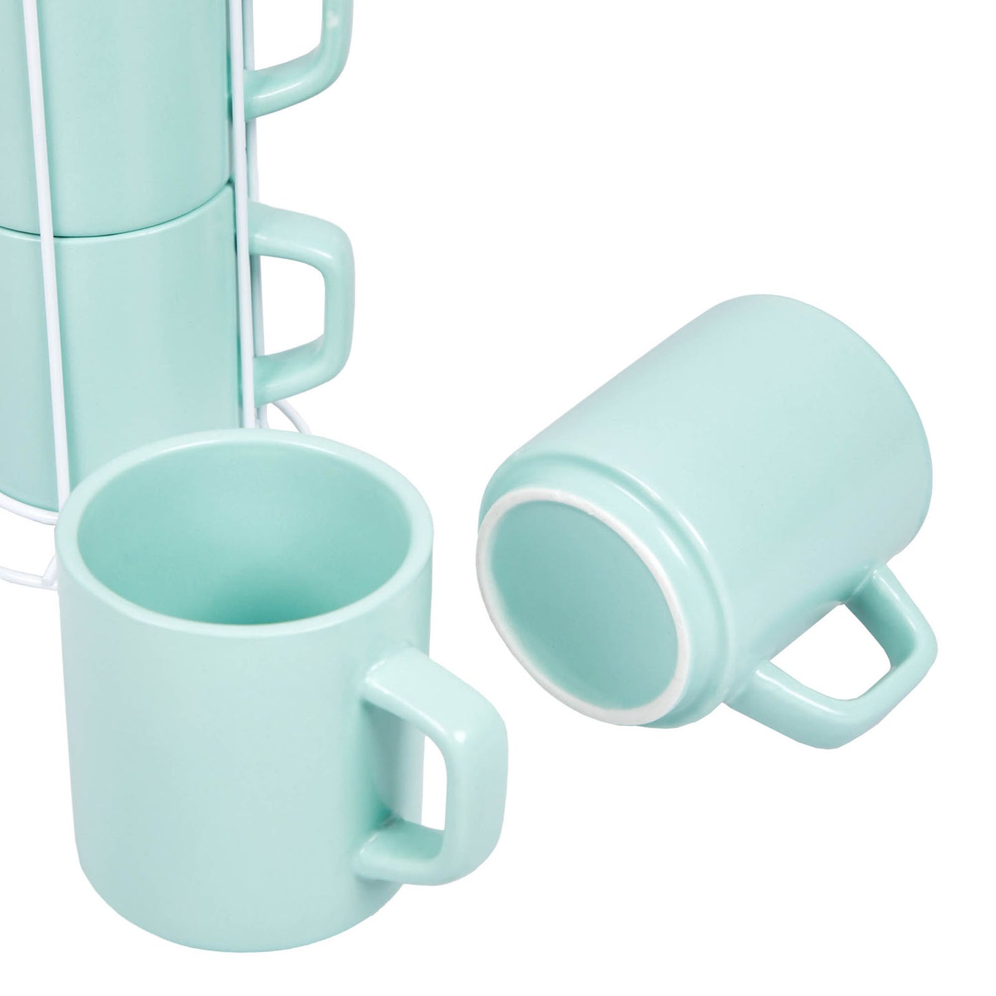 Set de 4 tazas Verde Menta
