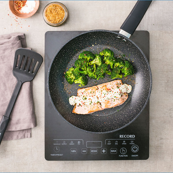 Combo Record- Duo Cocina Electrica + Sarten Stoneline N°24