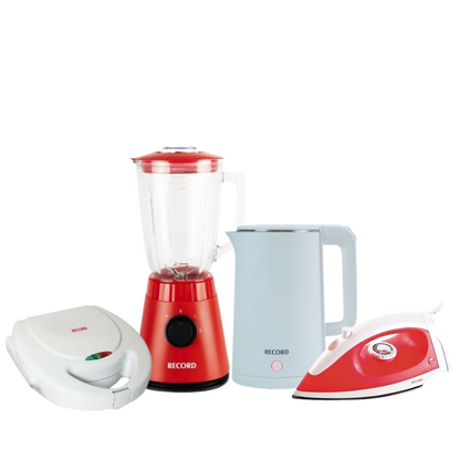 Combo Record Hogar- Hervidor + Licuadora + Sandwichera + Plancha