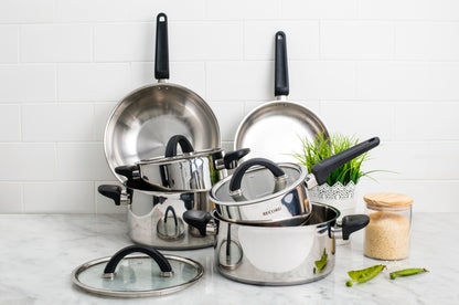 Juego de Ollas Belleza Acero Inoxidable 10pzas Record