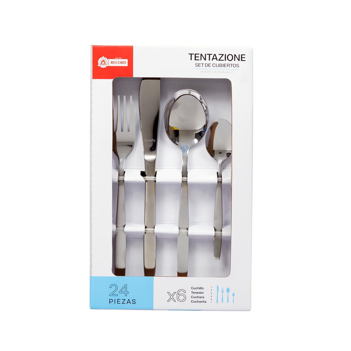 Set de Cubiertos Tentazione 24 pzas