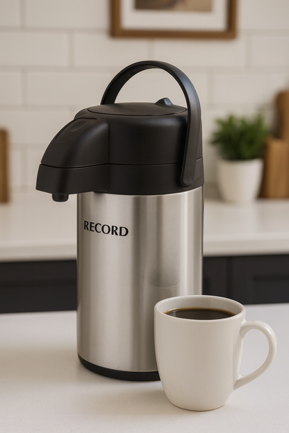 Termo bomba Record acero inoxidable 4L